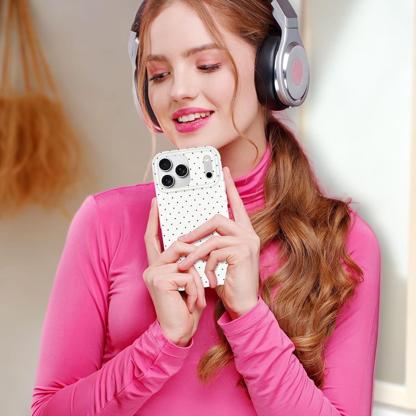 iPhone 17 Pro Max Polka Dot TPU Case