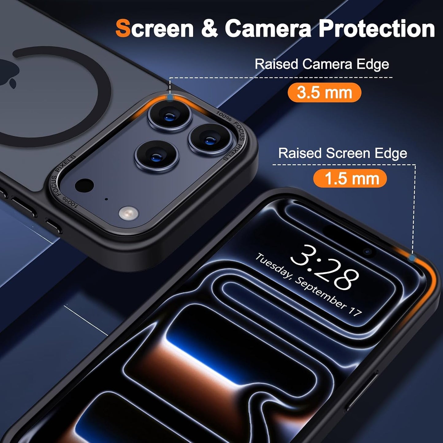 iPhone 17 Pro Max Magnetic Translucent Matte Case with MagSafe