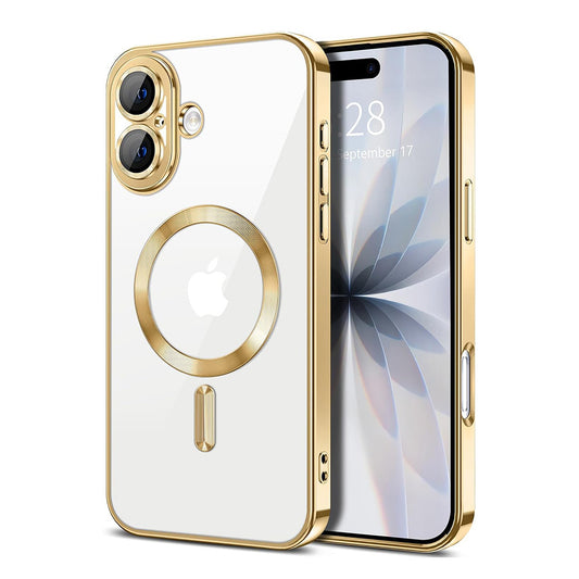 iPhone 17 Clear Magnetic Case with MagSafe Slim TPU Cover