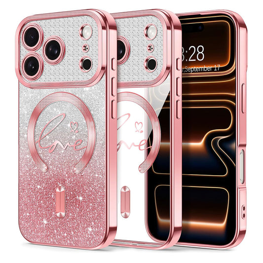 iPhone 17 Pro Max Glitter Magnetic Case with MagSafe