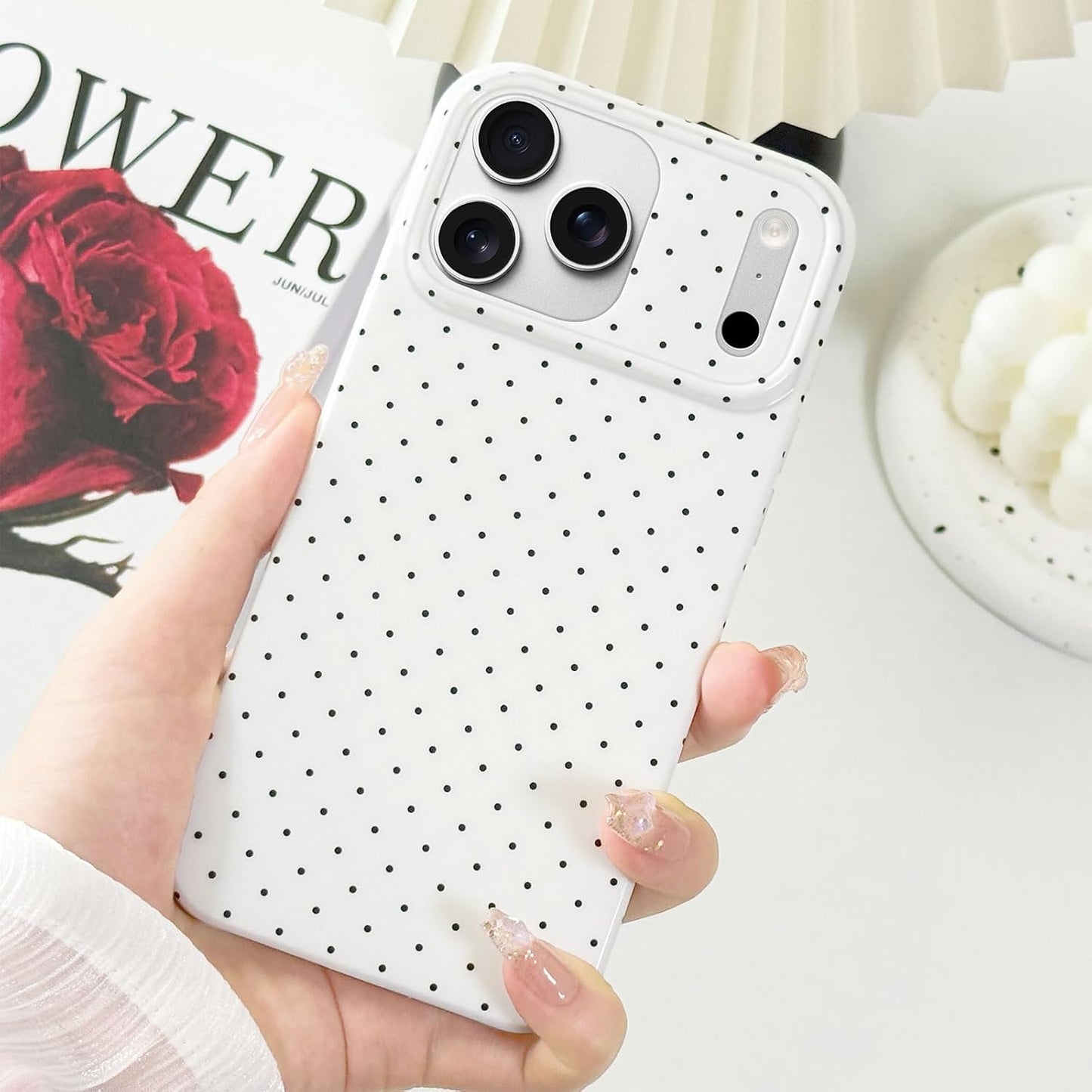 iPhone 17 Pro Max Polka Dot TPU Case