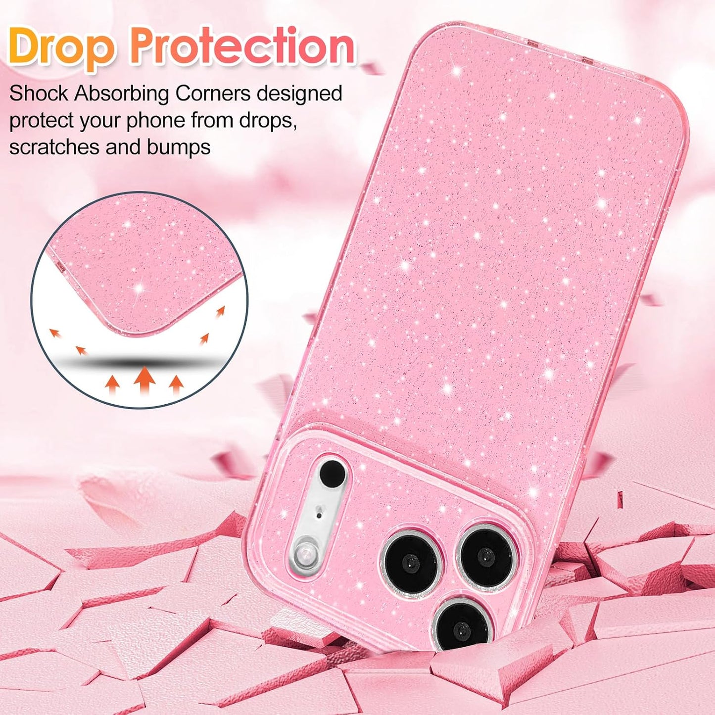 iPhone 17 Pro Max Glitter TPU Case