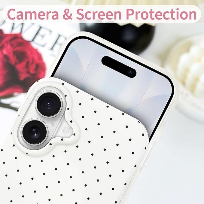 Polka Dot Phone Case for iPhone 17 6.3 inch