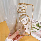 Magnetic Bling Love Heart Case for iPhone 12 Pro Max 6.7″